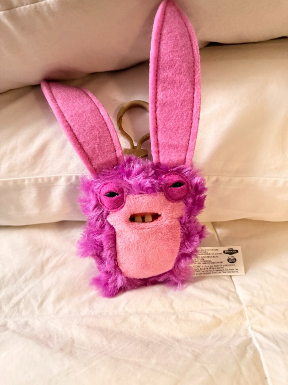 Series 5 Fuggler Key Ring 5" - Lord Long Ears (Pink)